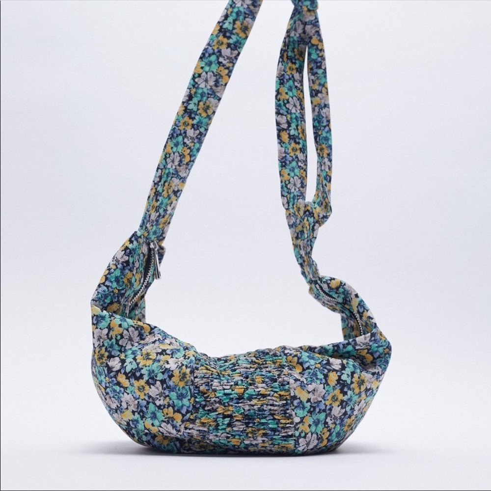ZARA PRINTED SHOULDER BAG